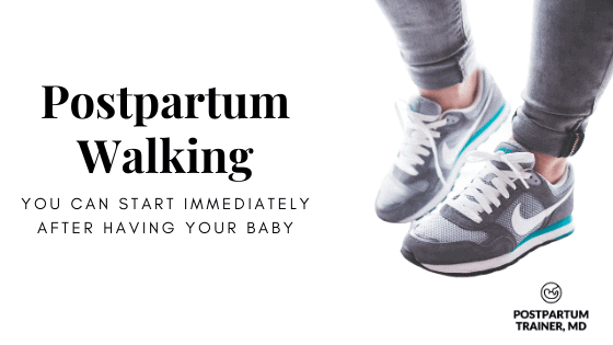 image of woman walking - postpartum walking - you can start immediately after having a baby