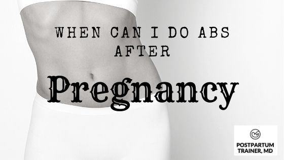 postpartum-abs- when can i do abs after pregnancy cover image