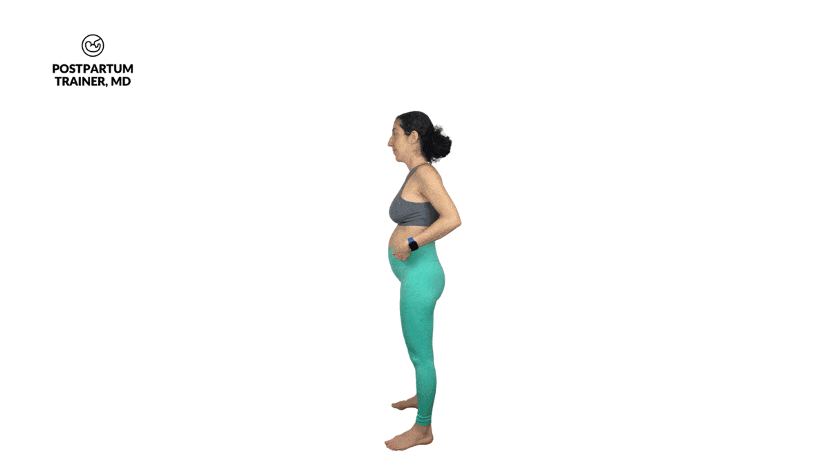 brittany doing a kegel exercise in pregnancy