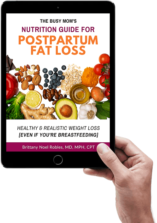 Image of postpartum fat loss guide