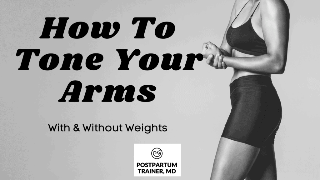 how to tone your arms with and without weights cover image